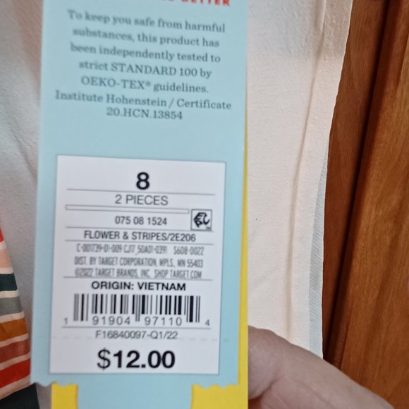 Cat & Jack NWT sz 8 Pajama Set - Picture 2 of 6